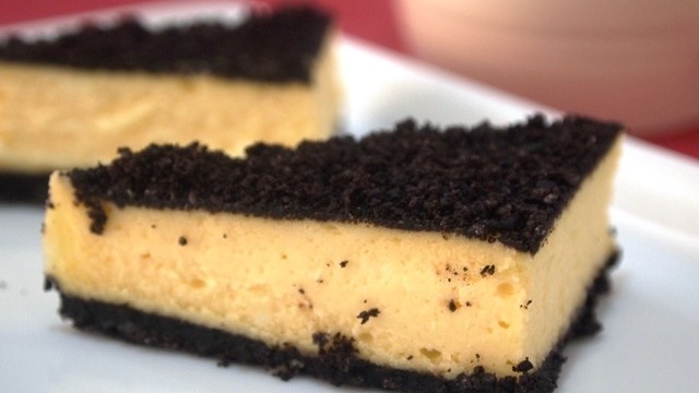 超簡単少材料 濃厚オレオチーズケーキバー レシピ 作り方 By Ssshino クックパッド 簡単おいしいみんなのレシピが365万品