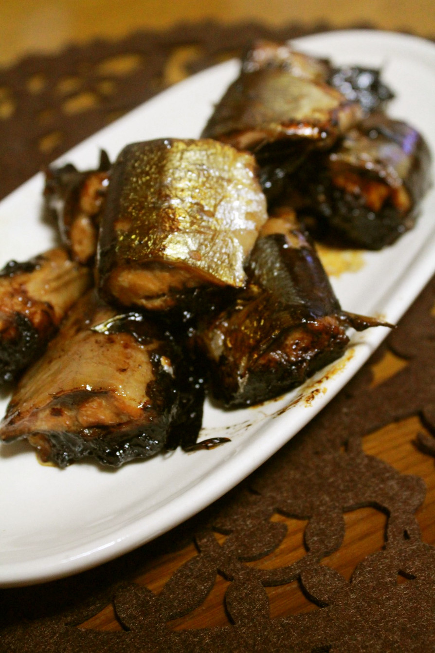 旬を味わおう♬圧力鍋で秋刀魚の甘露煮♡の画像