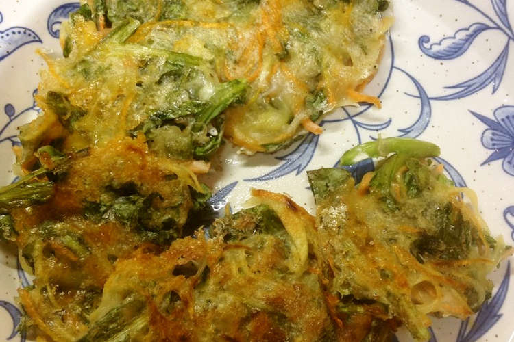 春菊苦手っ子も食べれるよ うまうまお焼き レシピ 作り方 By なひぽん クックパッド 簡単おいしいみんなのレシピが360万品