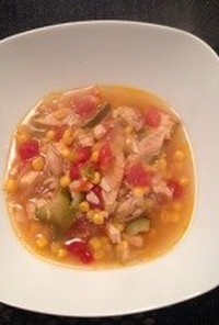 メキシカンスープ・トルティーアスープ 
