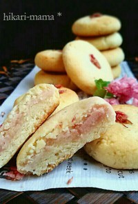 サクサクしっとり♪桜色ソフトクッキー♡