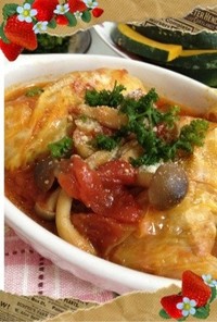 ♡ロールキャベツのトマト煮込み♡豆腐入