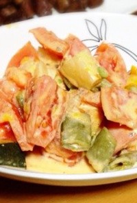 簡単３ステップ★温野菜のゴロゴロサラダ