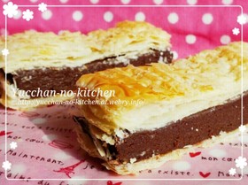 バレンタインに♡簡単生チョコミルフィーユ
