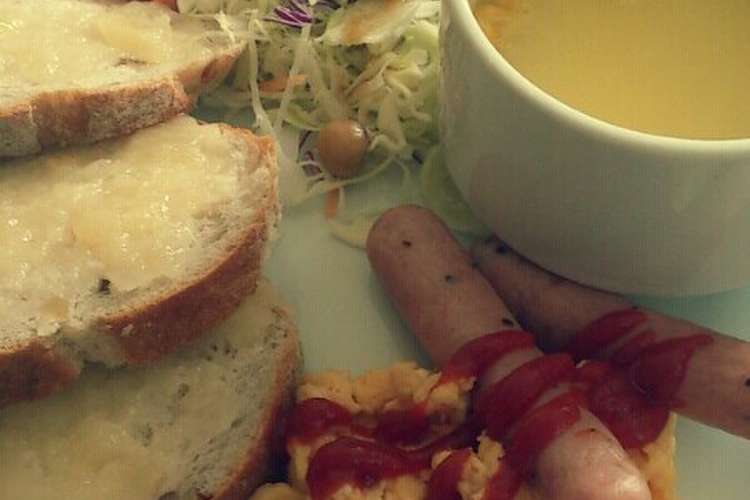 カフェ風 ワンプレート朝食 レシピ 作り方 By たまごかあさん クックパッド 簡単おいしいみんなのレシピが357万品