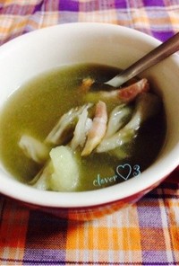 玉ねぎペースト☆②舞茸のスープ