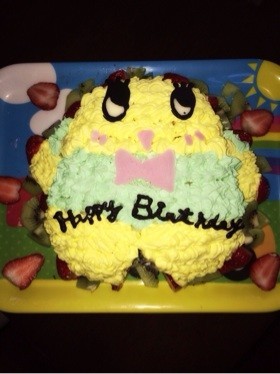 ふなっしー 簡単 誕生日ケーキの画像
