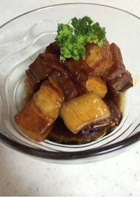 ヨシダソース☆ぐるめのたれで簡単豚の角煮