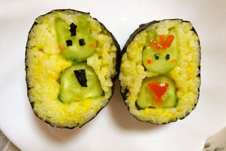 1歳児 ひな祭りにも活躍 キャラ巻き寿司 レシピ 作り方 By Himmelーソラ クックパッド 簡単おいしいみんなのレシピが350万品