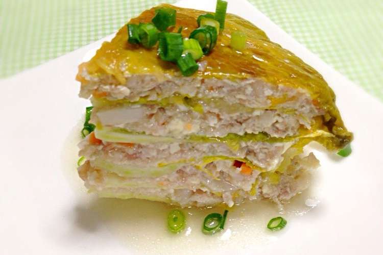 母乳食 白菜の重ね蒸し レシピ 作り方 By Tawa Miho クックパッド