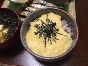 簡単☆出汁入りとろろご飯