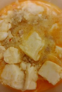 麻婆豆腐風スープ
