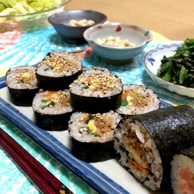 時短!簡単!韓国風海苔巻き・キンパ!