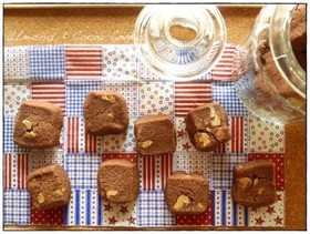 アーモンドチョコの米粉クッキー