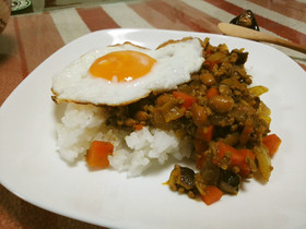 節分福豆*和風ドライカレー