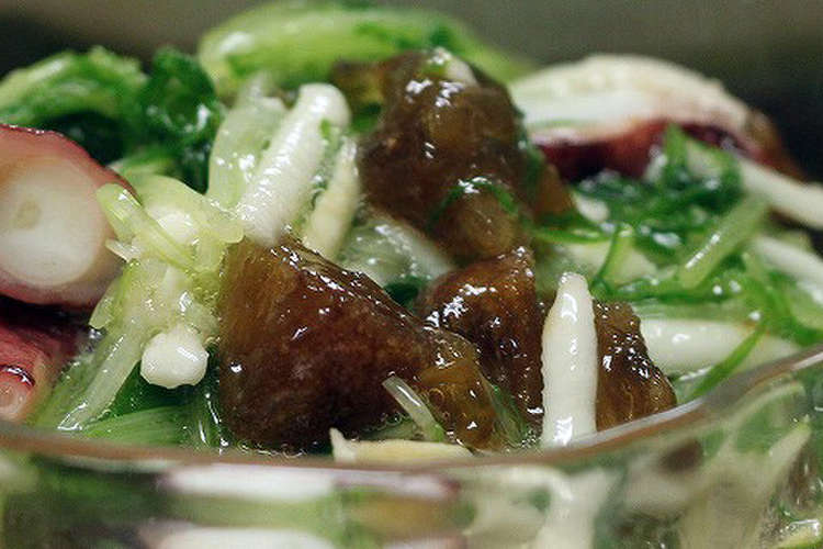 加賀丸いもと飴色干し柿 4種の酢の物 レシピ 作り方 By 加賀丸いもの里 クックパッド 簡単おいしいみんなのレシピが357万品