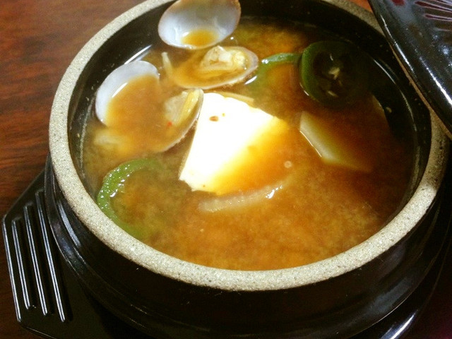 韓国のお味噌汁 テンジャンチゲ レシピ 作り方 By かんちゅ クックパッド