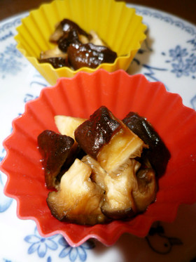お弁当に♡レンジで簡単♡椎茸のバター醤油