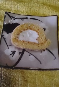 ノンオイル★米粉のロールケーキ