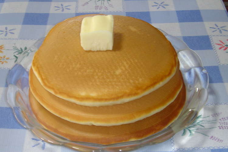 手作りhmで簡単 ふわふわホットケーキ レシピ 作り方 By Nokko T クックパッド 簡単おいしいみんなのレシピが356万品