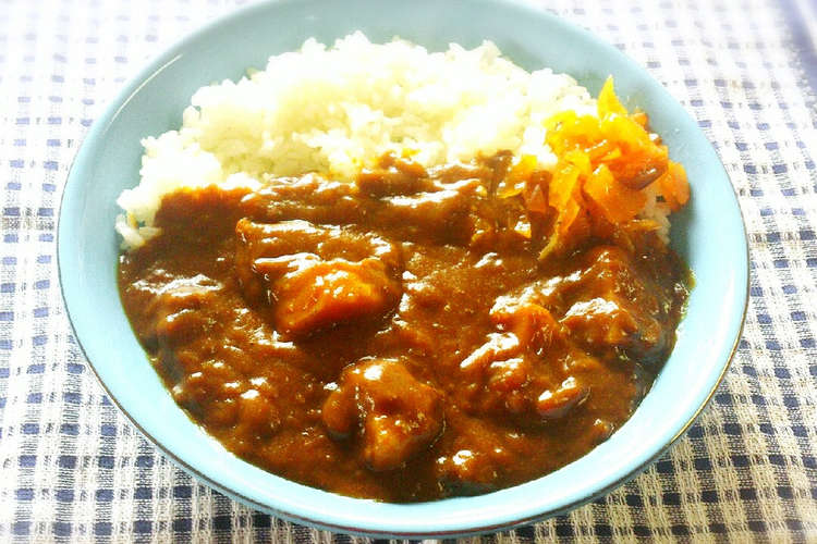 簡単 活力なべで作る 牛すじ肉カレー レシピ 作り方 By Tomorins クックパッド