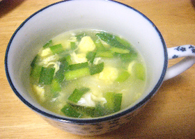 ニラ玉スープ(中華味)