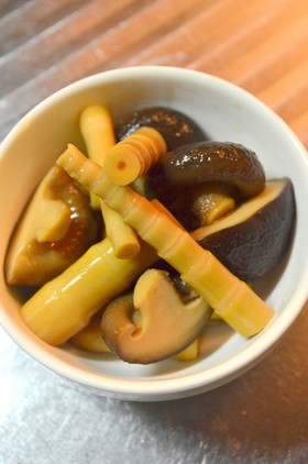 簡単!手抜き!姫竹と椎茸の煮物
