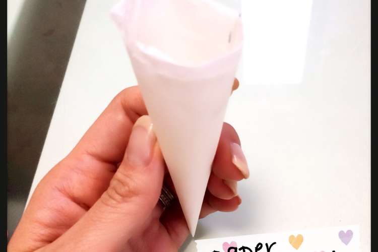 アイシングクッキー 簡単ペーパーコルネ レシピ 作り方 By ちろる クックパッド 簡単おいしいみんなのレシピが355万品