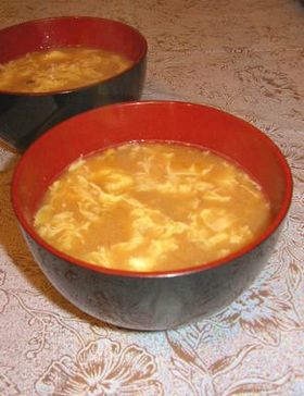 すごくおいしい！納豆とたまごのお味噌汁