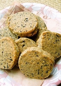 香ばし❁黒ごまクッキー