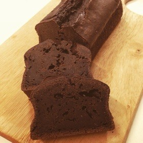 どっしり濃厚チョコレートパウンドケーキ。の画像