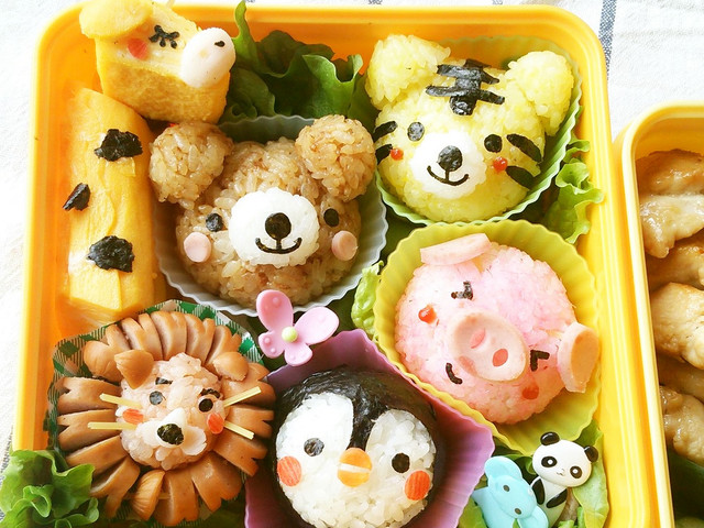 動物いっぱいのお弁当 ライオン キリン編 レシピ 作り方 By Sky S0417 クックパッド 簡単おいしいみんなのレシピが350万品