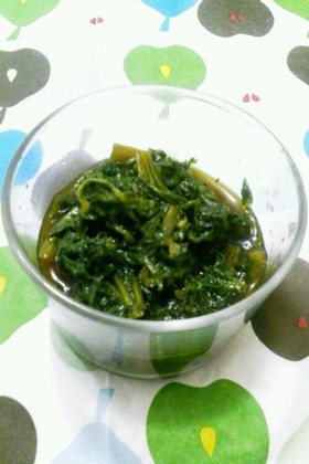 わさび菜の簡単しょうゆ漬け☆