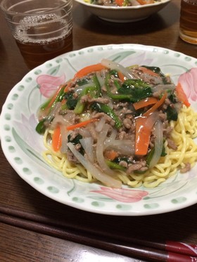 寒いから〜あんかけ焼きそば千葉バージョン
