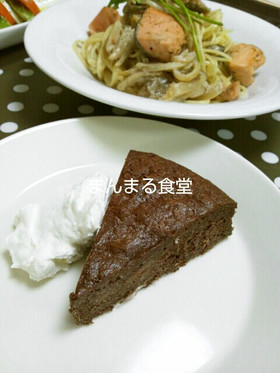 簡単 濃厚チョコのガトーショコラ