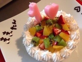 一歳バースデーケーキ