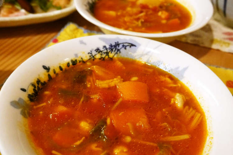 野菜 スープ トマト
