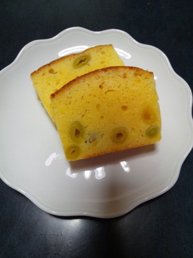 銀杏で♪日本酒パウンドケーキ
