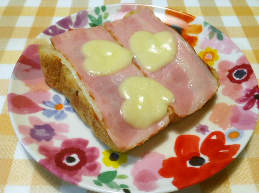 可愛いチーズでハッピートースト♡の画像