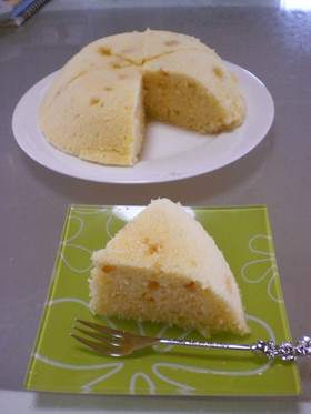 ホケミで簡単!ふわふわレンジで蒸しパン♡