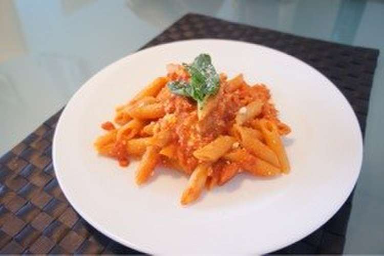 トマトクリームペンネ レシピ 作り方 By 本田家の嫁 クックパッド 簡単おいしいみんなのレシピが356万品