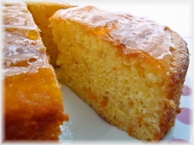金柑のケーキの写真