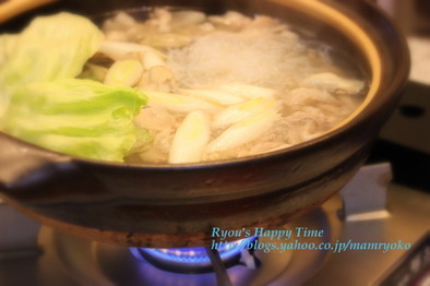 ぶた・牡蠣のニンニク生姜鍋の写真