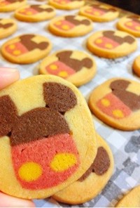 可愛い♡ミッキーのアイスボックスクッキー