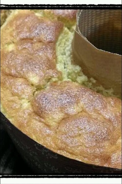 全卵♡すりおろし林檎のシフォンケーキの写真