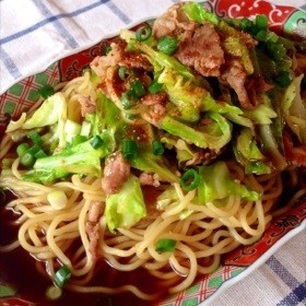 信州伊那名物☆ローメン風!汁焼きそば