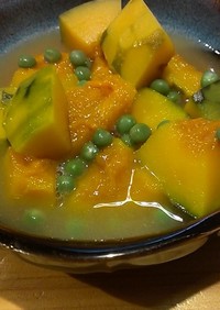大豆粉レシピ！　かぼちゃの煮物