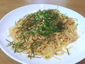 生風味明太子&バターミルクソースのパスタ