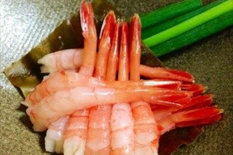 甘エビ昆布締め レシピ 作り方 By ペニーダ クックパッド