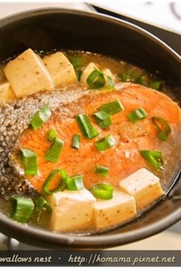 黑木耳鮭魚味噌湯．柯媽媽の植物燕窩